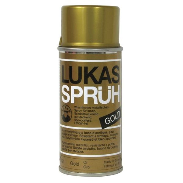 Lukas Spray Bronze Metal Spray Paint 150ml Gold