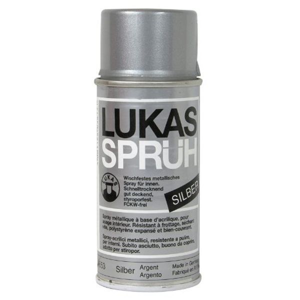 Lukas Spray Bronze Metal Spray Paint 150ml Silver