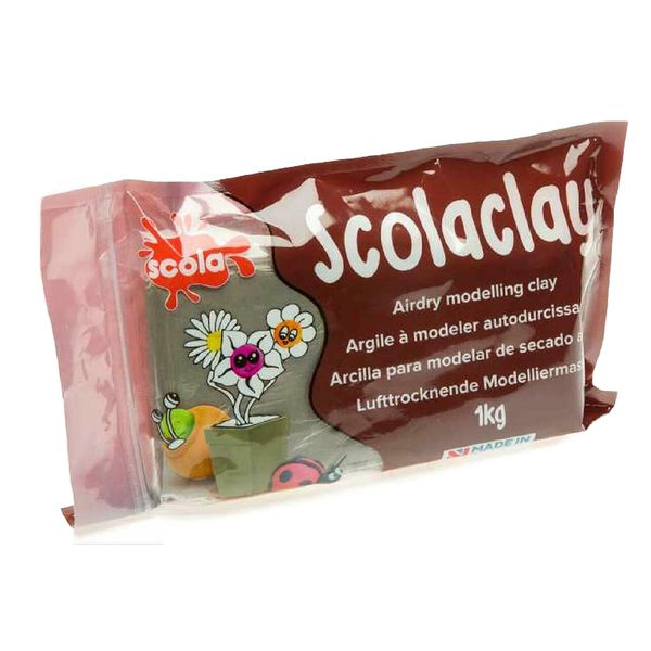 Scola Air Drying Modelling Clay - 1kg – Stone