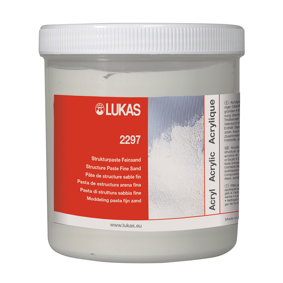 LUKAS STRUCTURE PASTE 250ML FINE SAND