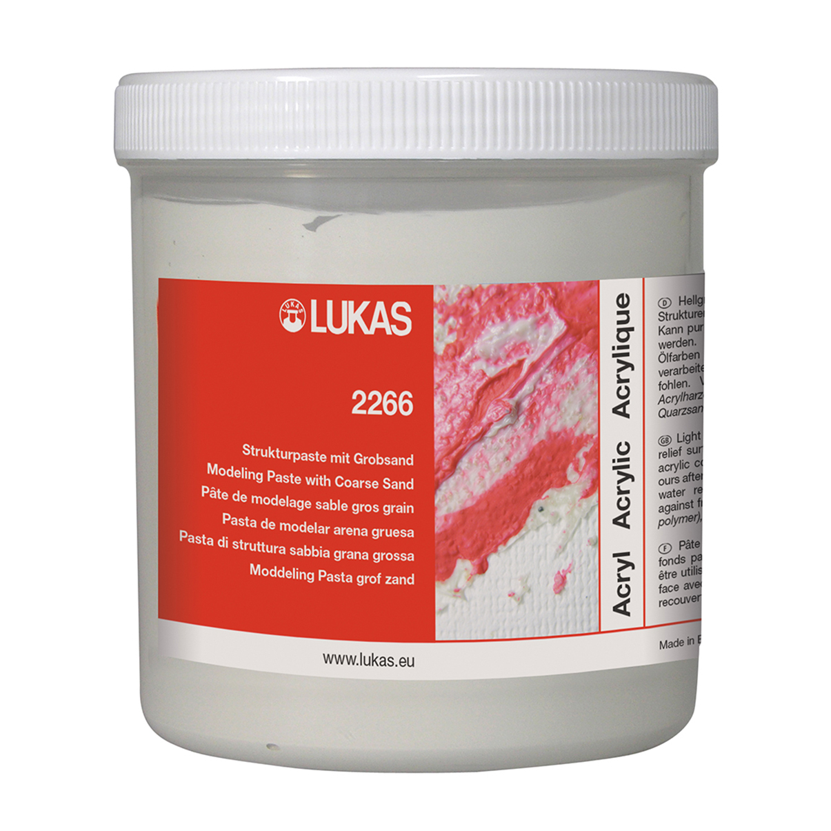 LUKAS MODELING PASTE 500ML COARSE SAND