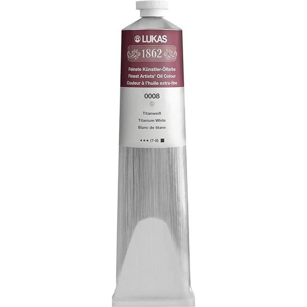 LUKAS 1862 OIL 200ML TITANIUM WHITE