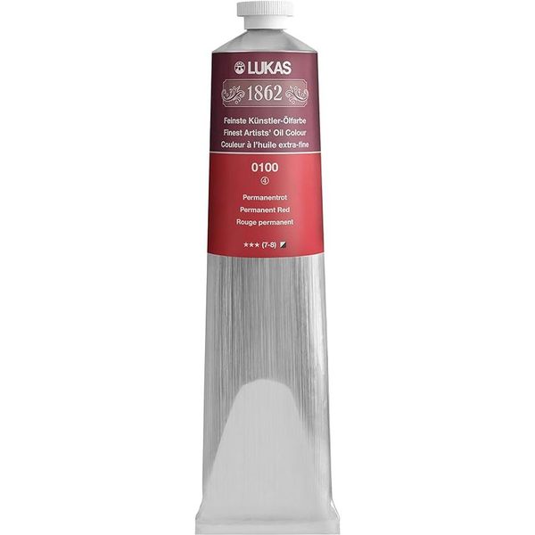 LUKAS 1862 OIL 200ML PERMANENT RED