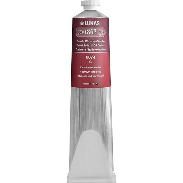 LUKAS 1862 OIL 200ML CADMIUM RED DEEP