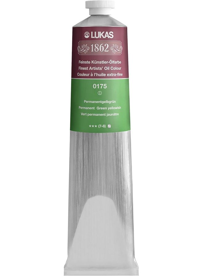 LUKAS 1862 OIL 200ML PERMANENT GREEN YELLOWISH