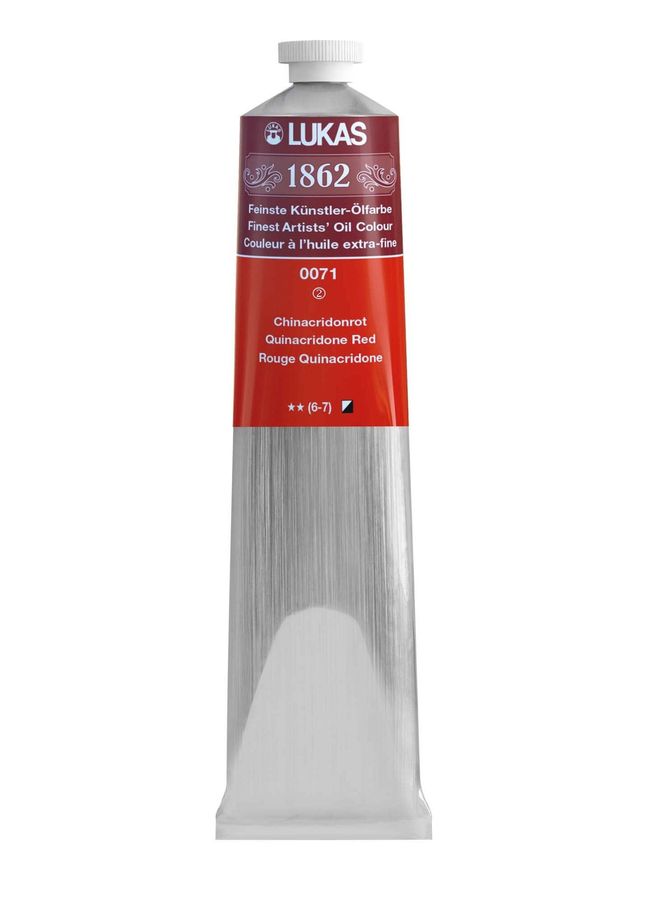 LUKAS 1862 OIL 200ML QUINACRIDONE RED