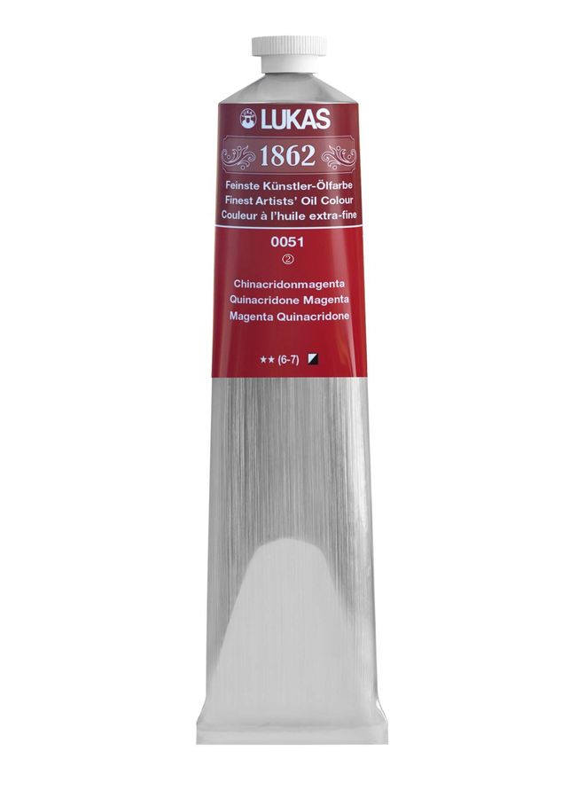 LUKAS 1862 OIL 200ML QUINACRIDONE MAGENTA