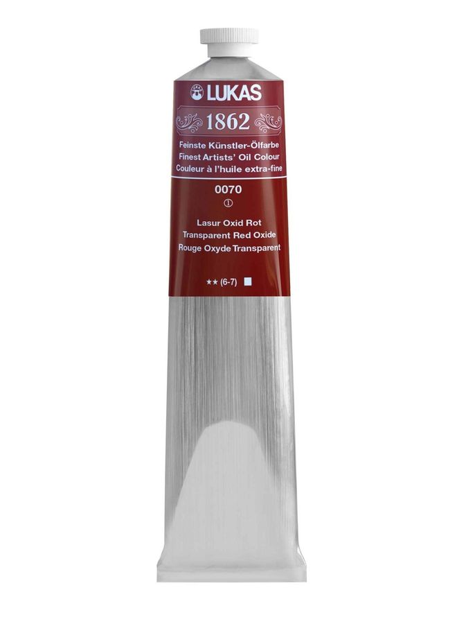 LUKAS 1862 OIL 200ML TRANSPARENT RED OXIDE