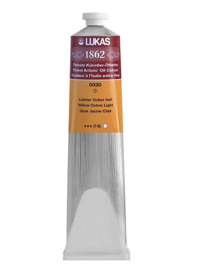 LUKAS 1862 OIL 200ML YELLOW OCHRE LIGHT