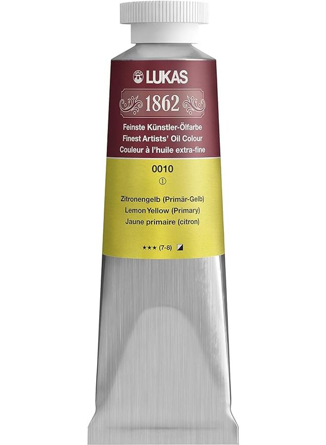 LUKAS 1862 OIL 37ML LEMON YELLOW (PRIMARY)