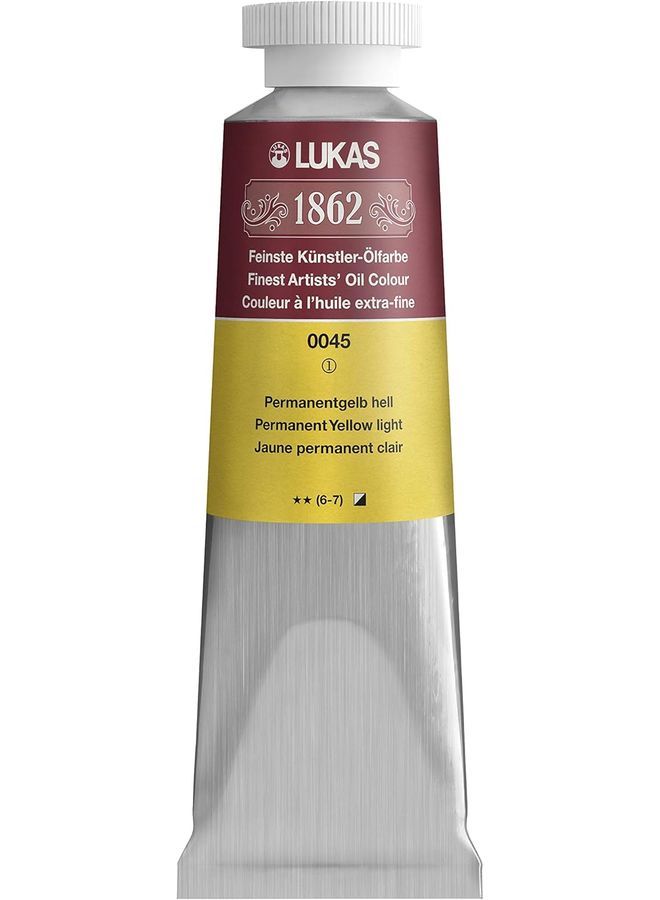 LUKAS 1862 OIL 37ML PERMANENT YELLOW LIGHT