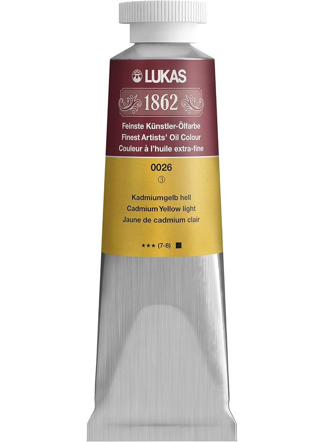 LUKAS 1862 OIL 37ML CADMIUM YELLOW LIGHT