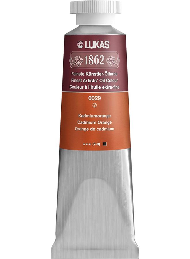 LUKAS 1862 OIL 37ML CADMIUM ORANGE