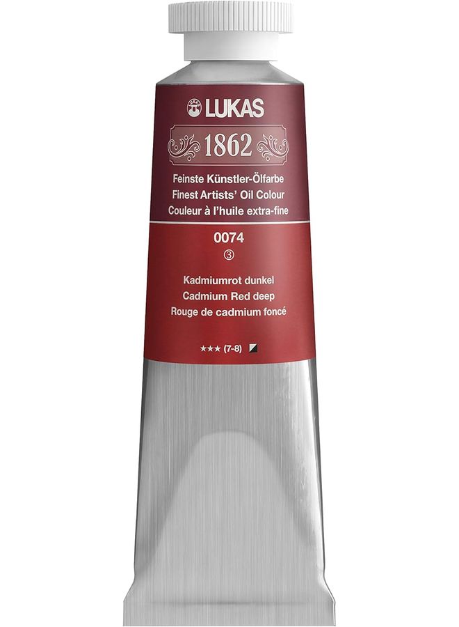 LUKAS 1862 OIL 37ML CADMIUM RED DEEP