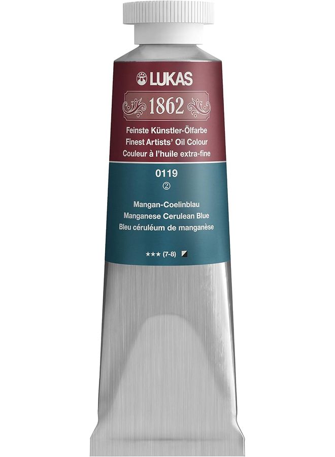 LUKAS 1862 OIL 37ML MANGANESE CERULEAN BLUE