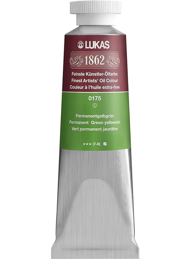 LUKAS 1862 OIL 37ML PERMANENT GREEN YELLOWISH