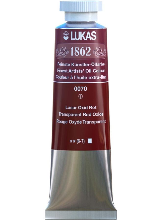 LUKAS 1862 OIL 37ML TRANSPARENT RED OXIDE