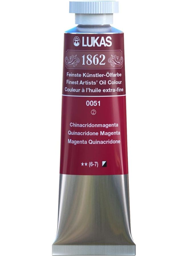 LUKAS 1862 OIL 37ML QUINACRIDONE MAGENTA