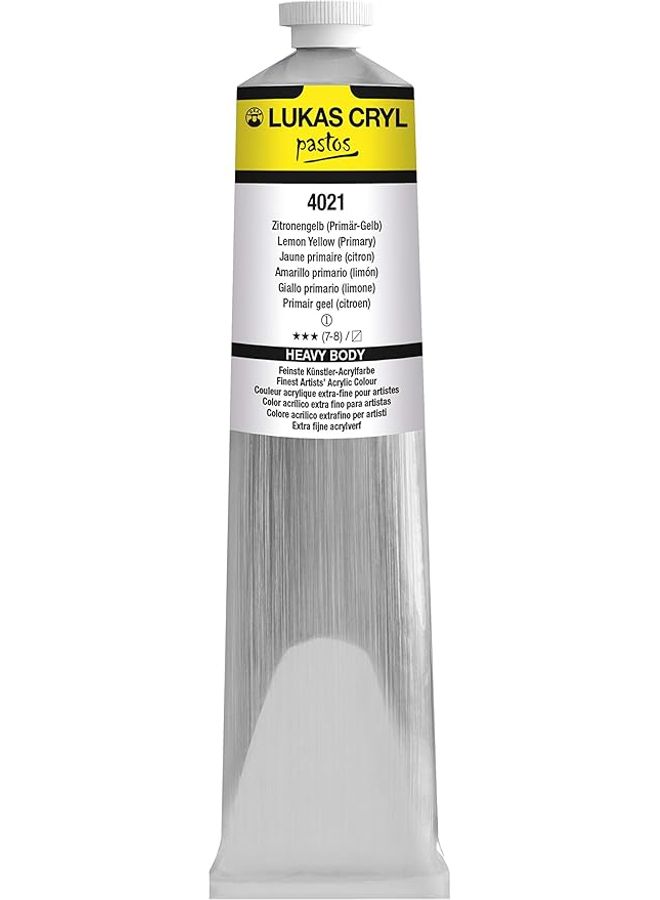 LUKAS CRYL PASTOS 200ML LEMON YELLOW (PRIMARY)