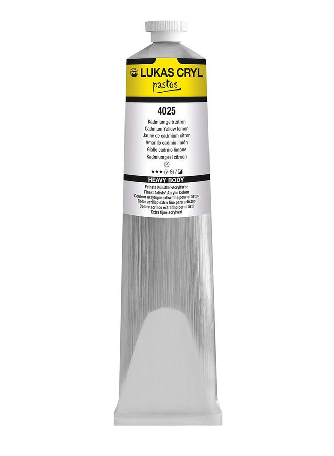 LUKAS CRYL PASTOS 200ML CADMIUM YELLOW LEMON