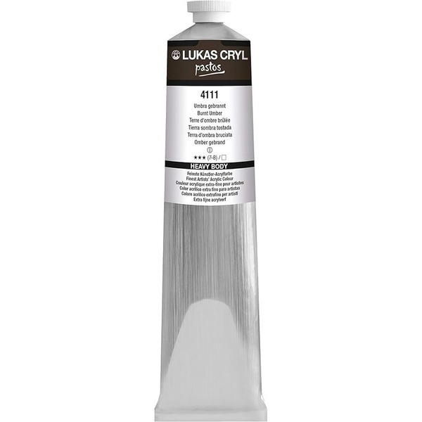 LUKAS CRYL PASTOS 200ML BURNT UMBER