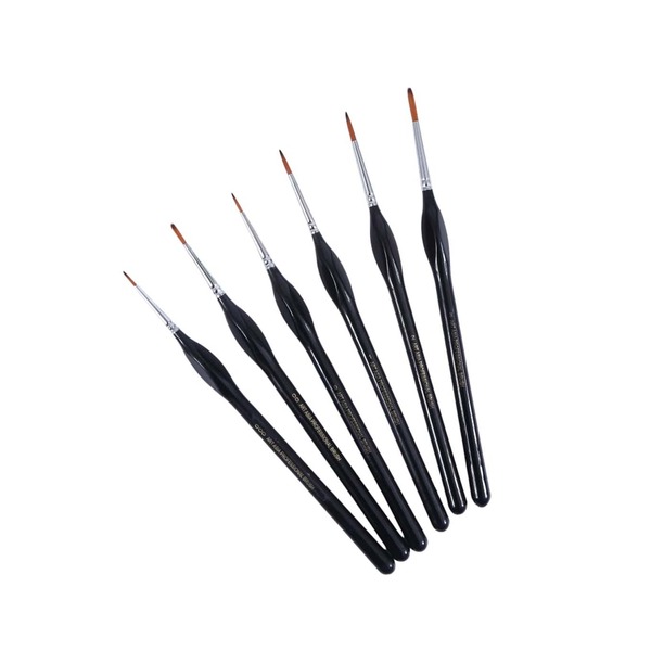 Art Asia Mini Detail Liner Brush Set of 6