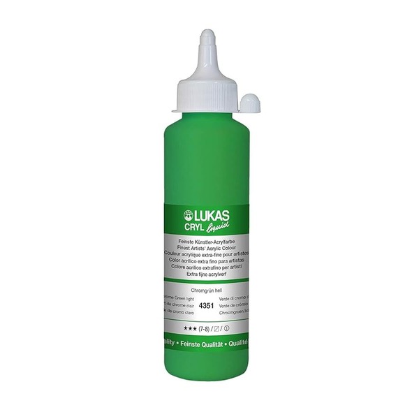 LUKAS CRYL LIQUID 250ML CHROME GREEN LIGHT