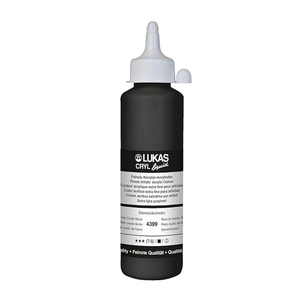 LUKAS CRYL LIQUID 250ML IRON OXIDE BLACK