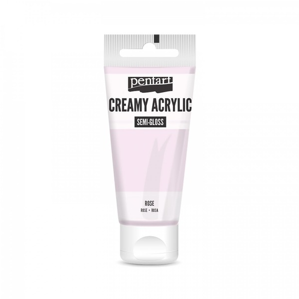 Creamy Acrylic Paint 200ml semi gloss Rose