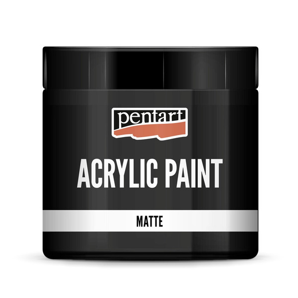 Acrylic Paint Matte 500ml Black