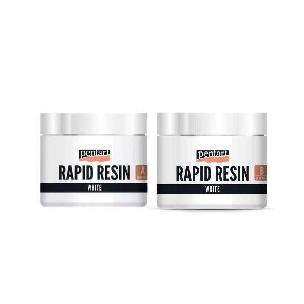 Rapid Resin 1:1 set 80ml White