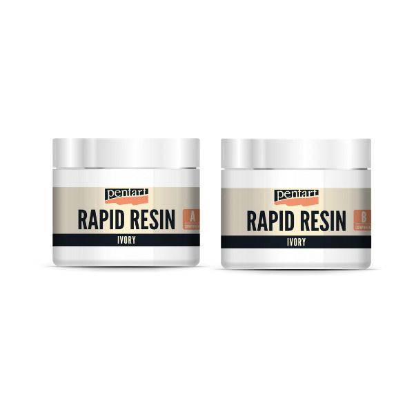 Rapid Resin 1:1 set 80ml Ivory