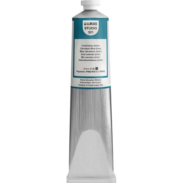 LUK STUDIO OIL 200ML CERULEAN BLUE HUE