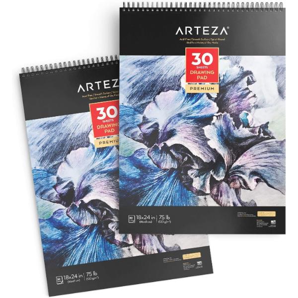 Drawing Pad, 18" x 24", 30 Sheets - Pack of 2