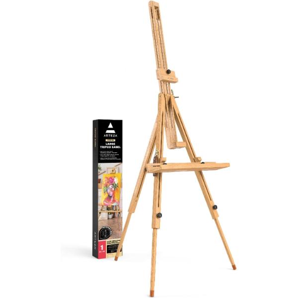 Large Wooden Tripod Easel, 78”