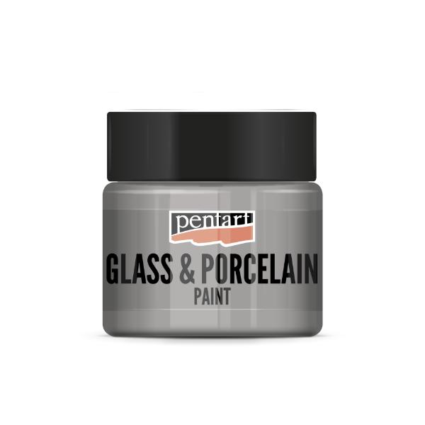 GLASS & PORCELAIN PAINT 30ML SILVER