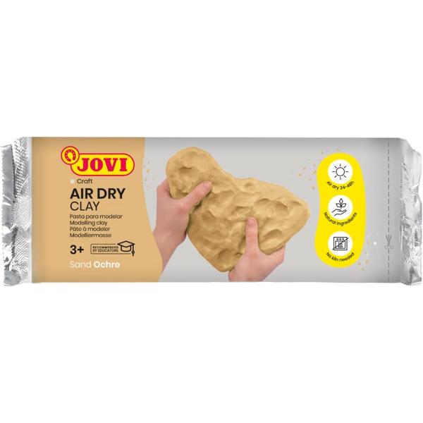 AIR HARDENING CLAY BAR 250GR OCHRE