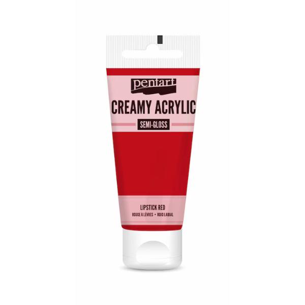 Creamy Acrylic Paint 200ml Semi Gloss Lipstick Red