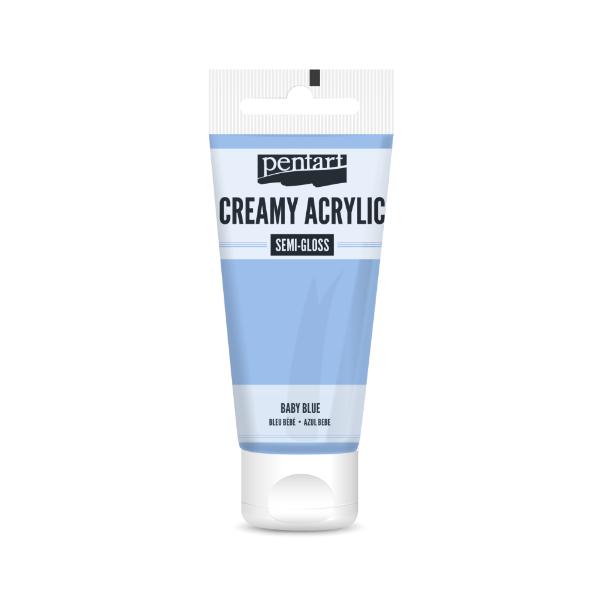 Creamy Acrylic Paint 200ml Semi Gloss Baby Blue