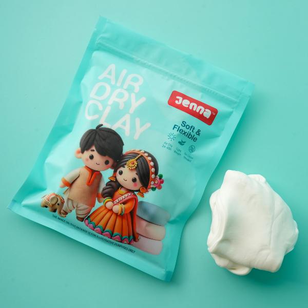 Jenna Air Dry Clay - White 300g