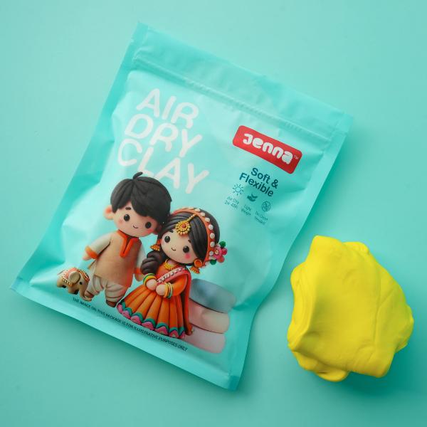 Jenna Air Dry Clay - Yellow 300g