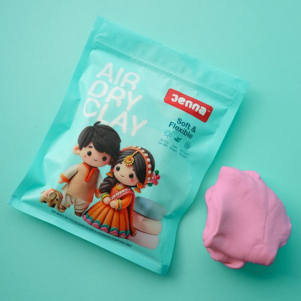 Jenna Air Dry Clay - Pink 300g