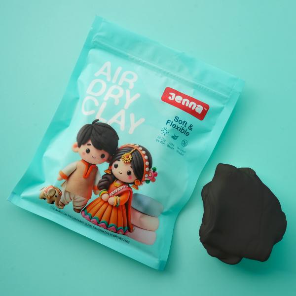 Jenna Air Dry Clay - Black 300g