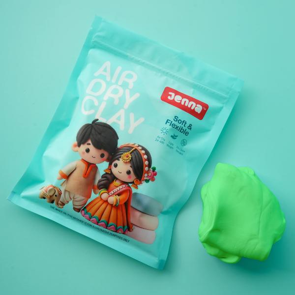 Jenna Air Dry Clay - Green 300g