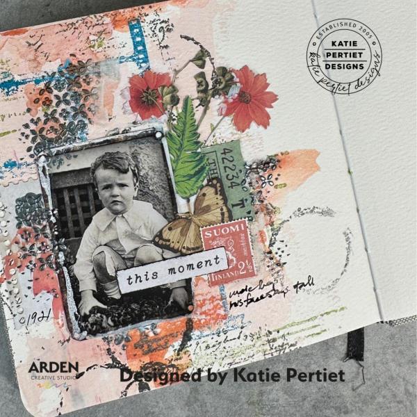 Maker Series Distressed Tiles 6in x 8in Stencil