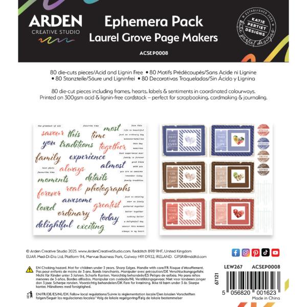 Laurel Grove Page Makers Ephemera Pack