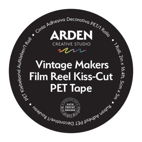 Vintage Makers Film Reel Kiss-Cut PET Tape 5m/16.4ft